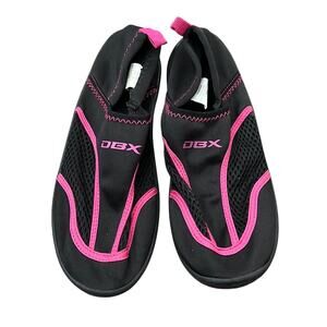 OBX Women’s Black/Pink Slip On Water Shoes Size 8‎